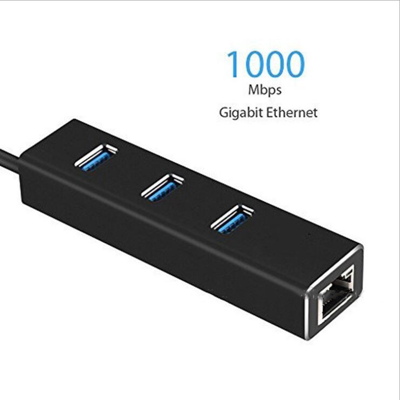 Bộ Chia 3 Cổng Usb 3.0 Hub Hub Usb Sang Rj45 | BigBuy360 - bigbuy360.vn