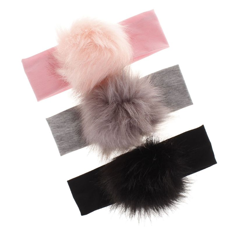 Băng Đô Vải Cotton Mềm Mại Trang Trí Hình Gấu Trúc Xinh Xắn Dành Cho Bé Gái