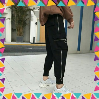 Pant kaki phối khóa 2 bên quần, quần kaki nam