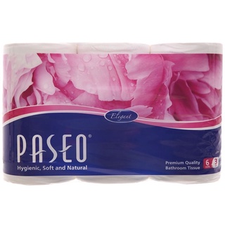 Giấy Vệ Sinh Paseo Lụa 6 Cuộn 3 Lớp