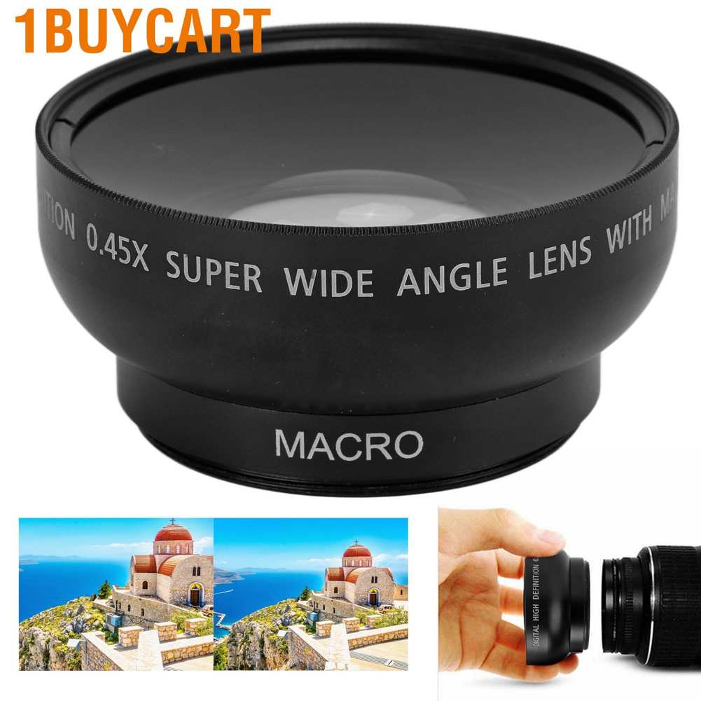 Bộ ống kính máy ảnh góc rộng 46mm 0.45X phổ biến cho tất cả các khẩu độ bộ lọc 46MM