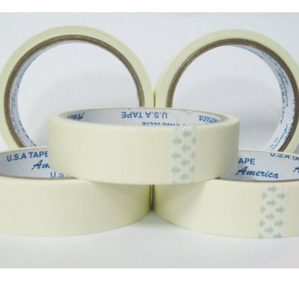 [CHÍNH HÃNG] BĂNG KEO GIẤY BĂNG KEO CHẶN MÀU 24mm AMERICA TAPE USA