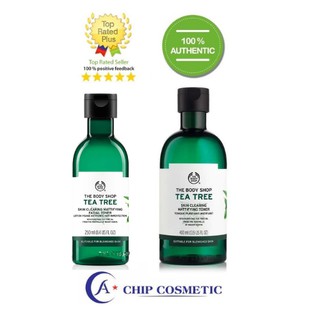 Nước hoa hồng cho da dầu mụn Tea Tree Skin Clearing Mattifying Toner The Body Shop