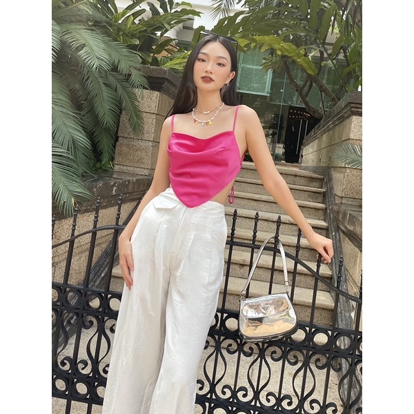 Wendy Top - Áo yếm lụa hở lưng - Thiết Kế Bởi IamCoco.Official