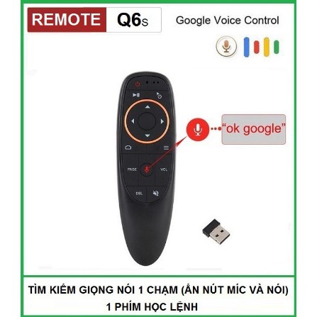 Điều Khiển TV Tìm Kiếm Bằng Giọng Nói Air Mouse