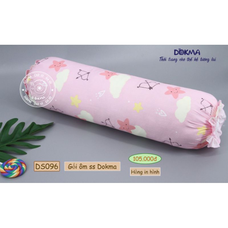 Gối ôm cho bé DOKMA - DS096 Cotion 100% (50*12cm) Hàng Cty Chính Hãng