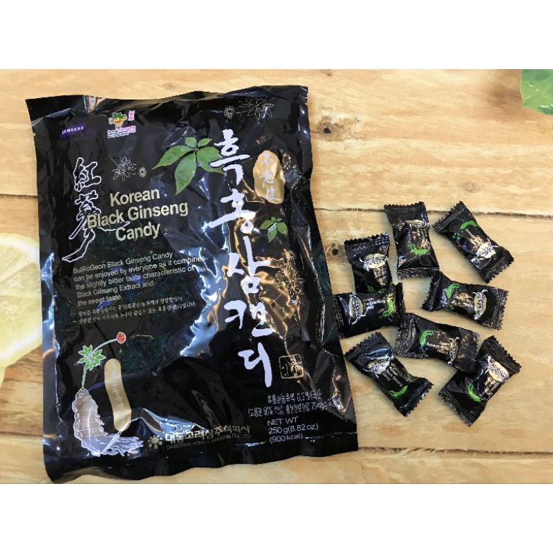 Kẹo Hắc Sâm Daedong Hàn Quốc 250g