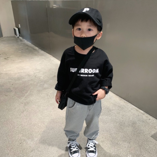 Áo thun dài tay basic Super cho bé A631