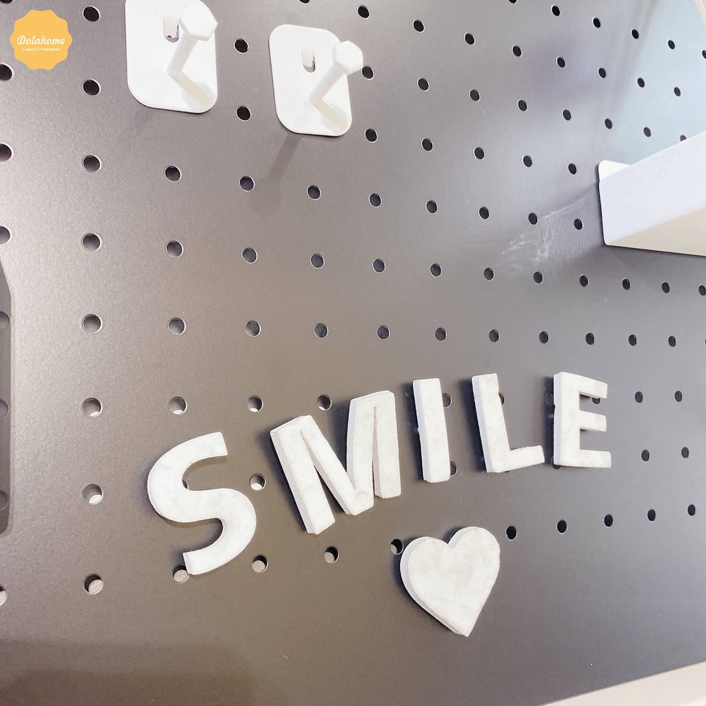 Chữ đính nam châm Dola Home trang trí ý nghĩa và tạo động lực mỗi ngày - Phụ kiện bảng Pegboard