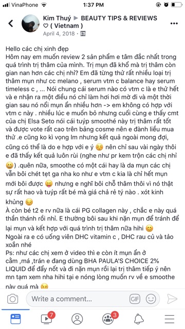 KEM DƯỠNG SÁNG DA SMOOTHE 15gram ( Nội địa Nhật- có Bill)