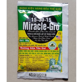 Phân bón lá Miracle Gro 15-30-15 (gói 10gr)