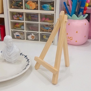Set 2 Giá đỡ điện thoại , kệ gỗ 2 chân để ipad iphone bảng gỗ khung tranh ảnh gấp gọn tiện lợi mini đế gỗ trang trí