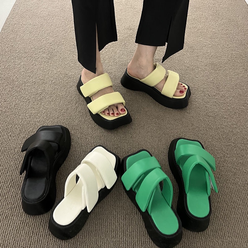 Dép Sandal Đế Dày Thời Trang Pháp Trẻ Trung