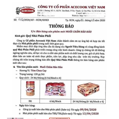 Muối Chấm Hảo Hảo Tôm Chua Cay Chính Hãng Hũ 120G