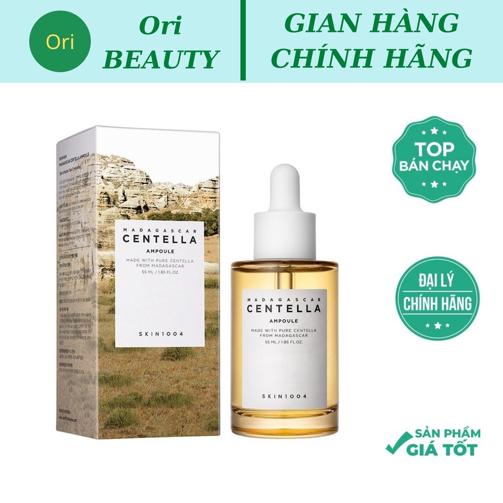 Tinh Chất Rau Má Giảm Mụn Và Làm Dịu Dành Cho Da Nhạy Cảm Skin1004 Madagascar Centella Ampoule 55ml/100ml