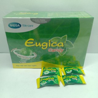 Kẹo ngậm ho Eugica Candy hộp 100 viên