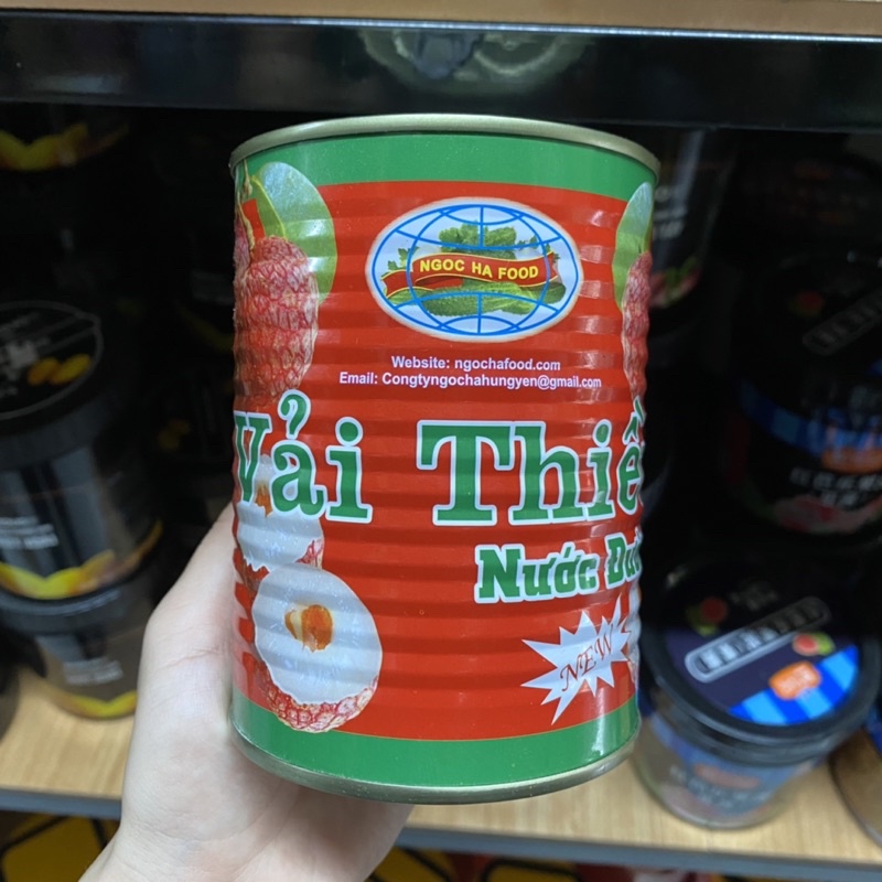 Vải Ngâm Nước Đường Ngọc Hà- 565g