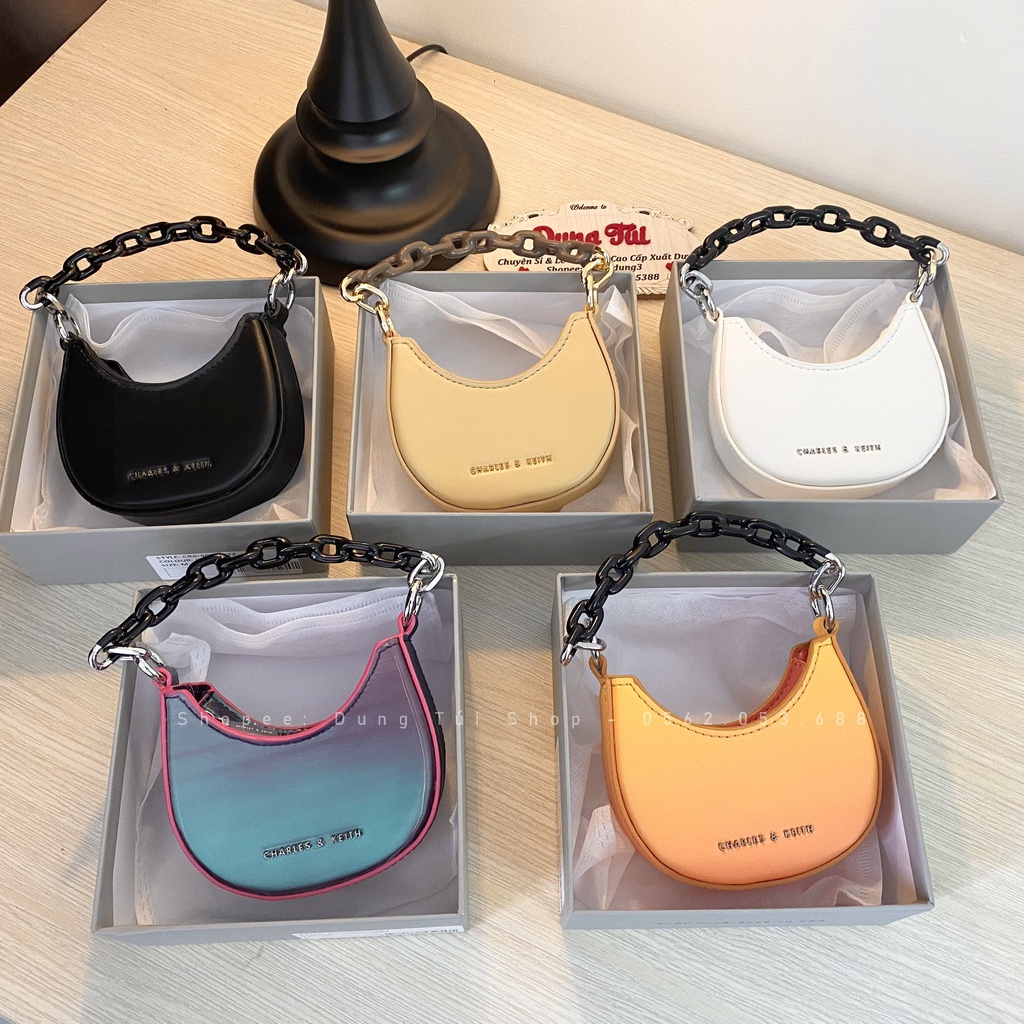 Túi mini nữ mới siêu hot có hộp Ck6-80701222 full màu