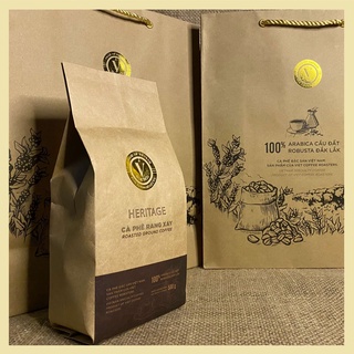 - v blend heritage - cà phê rang xay - túi 500g