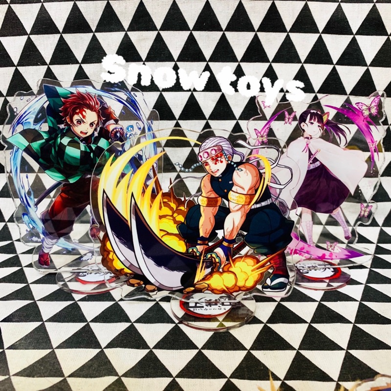 Mô hình tượng standee kimetsu - thanh gươm diệt quỷ - tượng acrylic kimetsu -mica trong suốt tanjiro nezuko