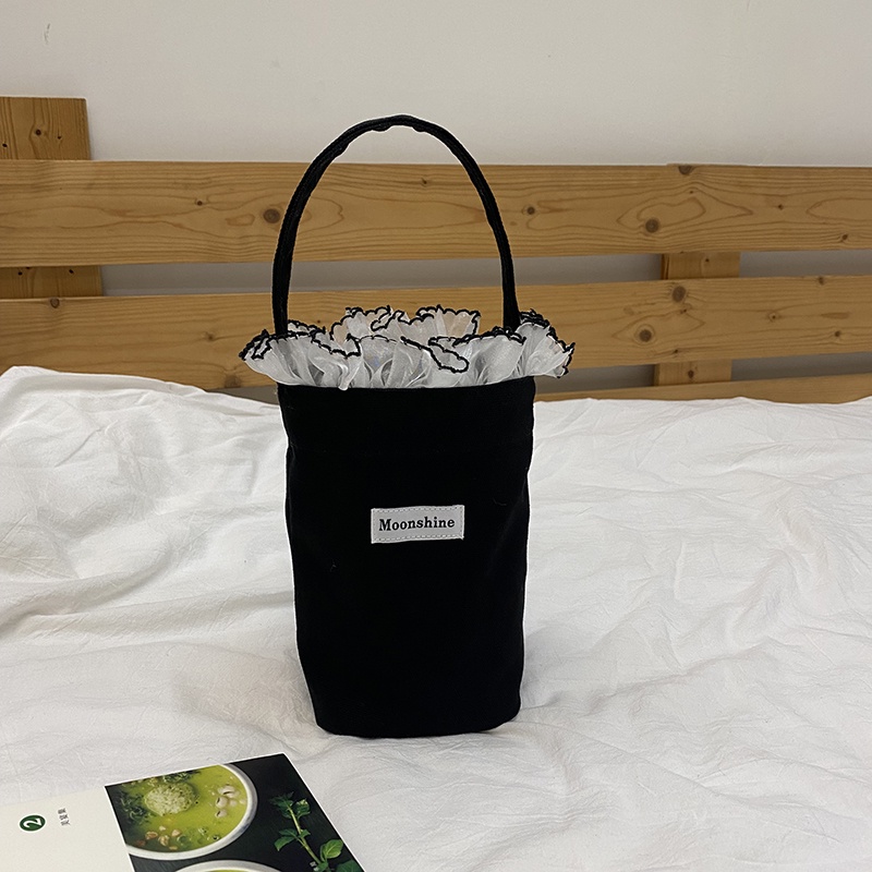 Túi Xách Bucket Vải Cỡ Nhỏ Cầm Tay Thời Trang Mùa Hè Năng Động 2022