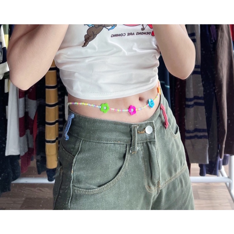Belly chain vòng eo hoa