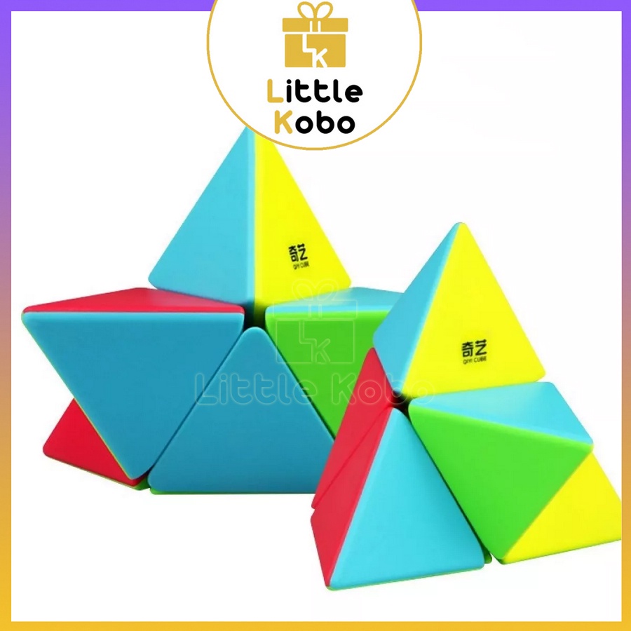 Rubik Tam Giác QiYi Pyramorphix QiYi Pyraminx 2x2 Stickerless Rubic Biến Thể Đồ Chơi Trí Tuệ