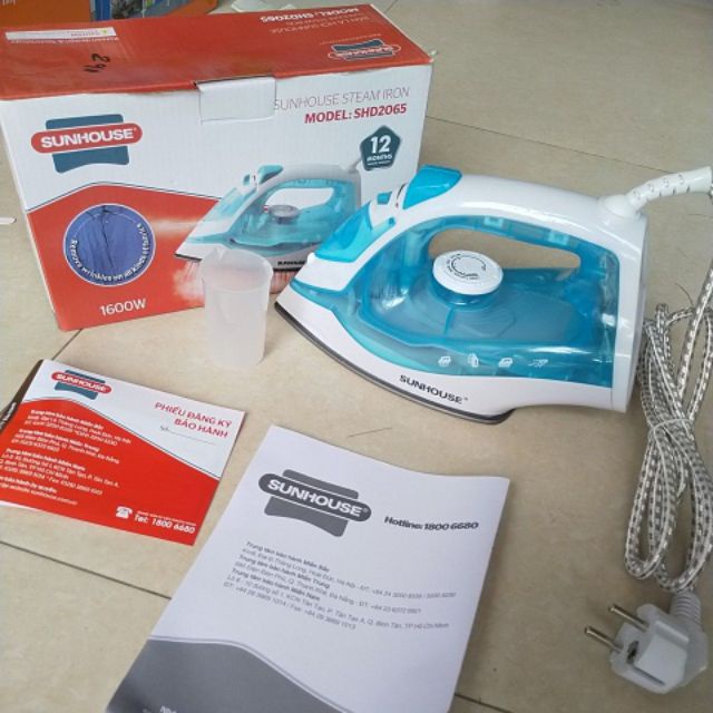 Bàn là, Bàn ủi hơi nước cầm tay Sunhouse SHD2065 BH chính hãng