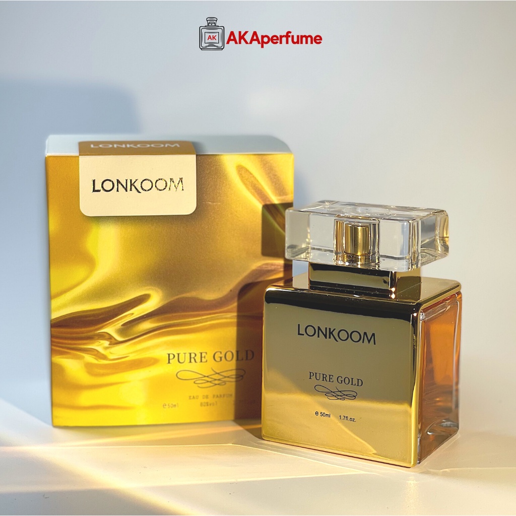 Nước hoa nữ Lonkoom 24k chính hãng cao cấp sang trọng,tinh dầu thơm nữ chất lượng cao EDP 50ml - Akaperfume.store