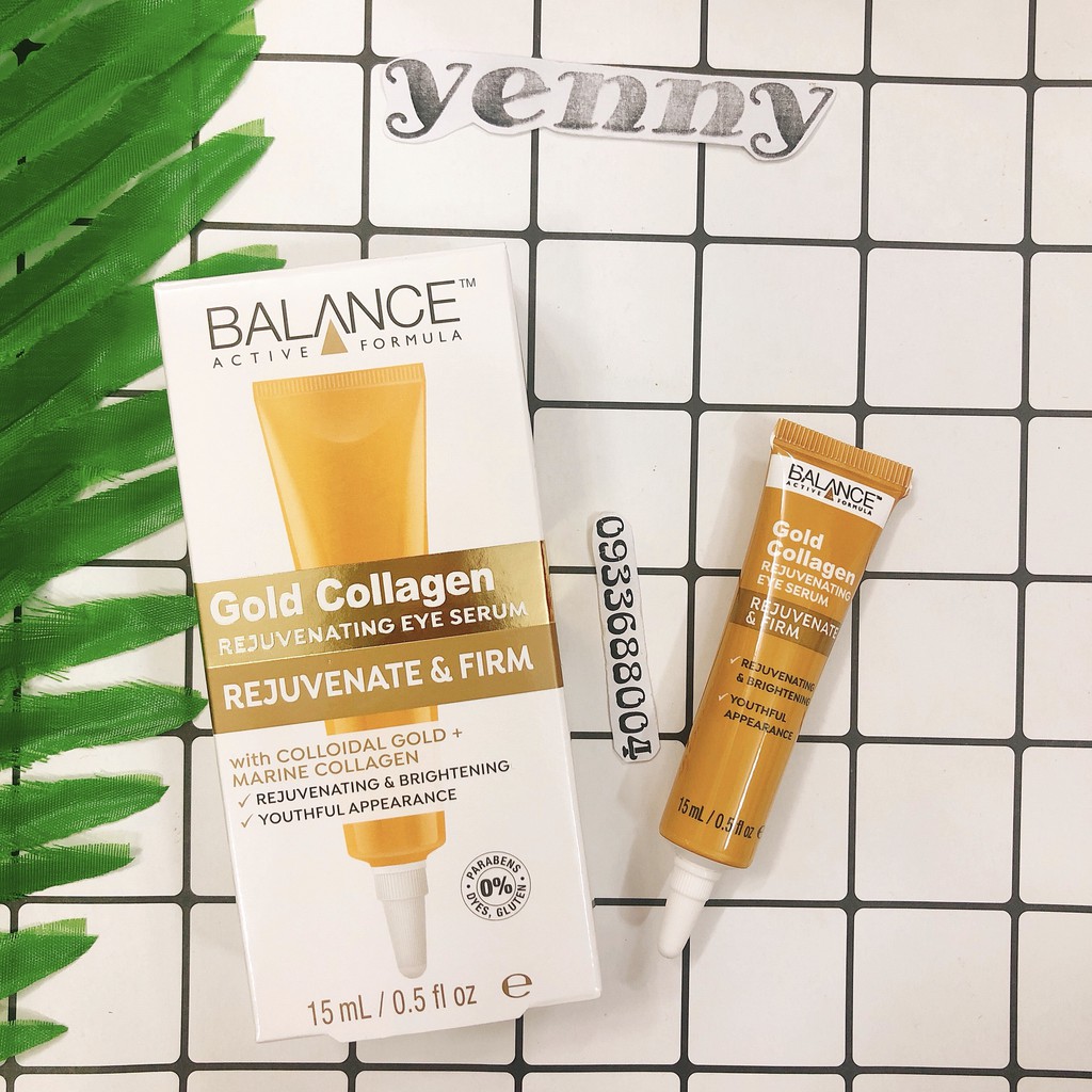 Kem Dưỡng Mắt Gold Collagen Balance Active Formula 15ml