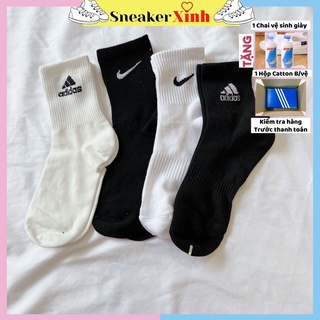 Tất nike nam nữ, vớ nike thể thao cổ cao, cổ ngắn thời trang chất lượng cao Sneakerxinh Store PK5