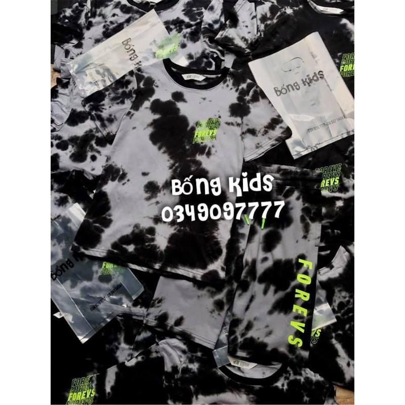 Bộ Hè Bé Trai Forevs Ombre Đen