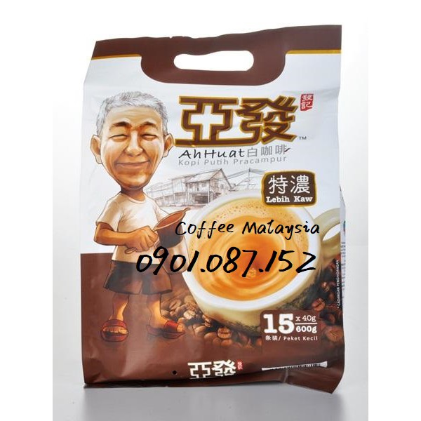 Cà phê trắng AhHuat Extra Rich - đậm đà