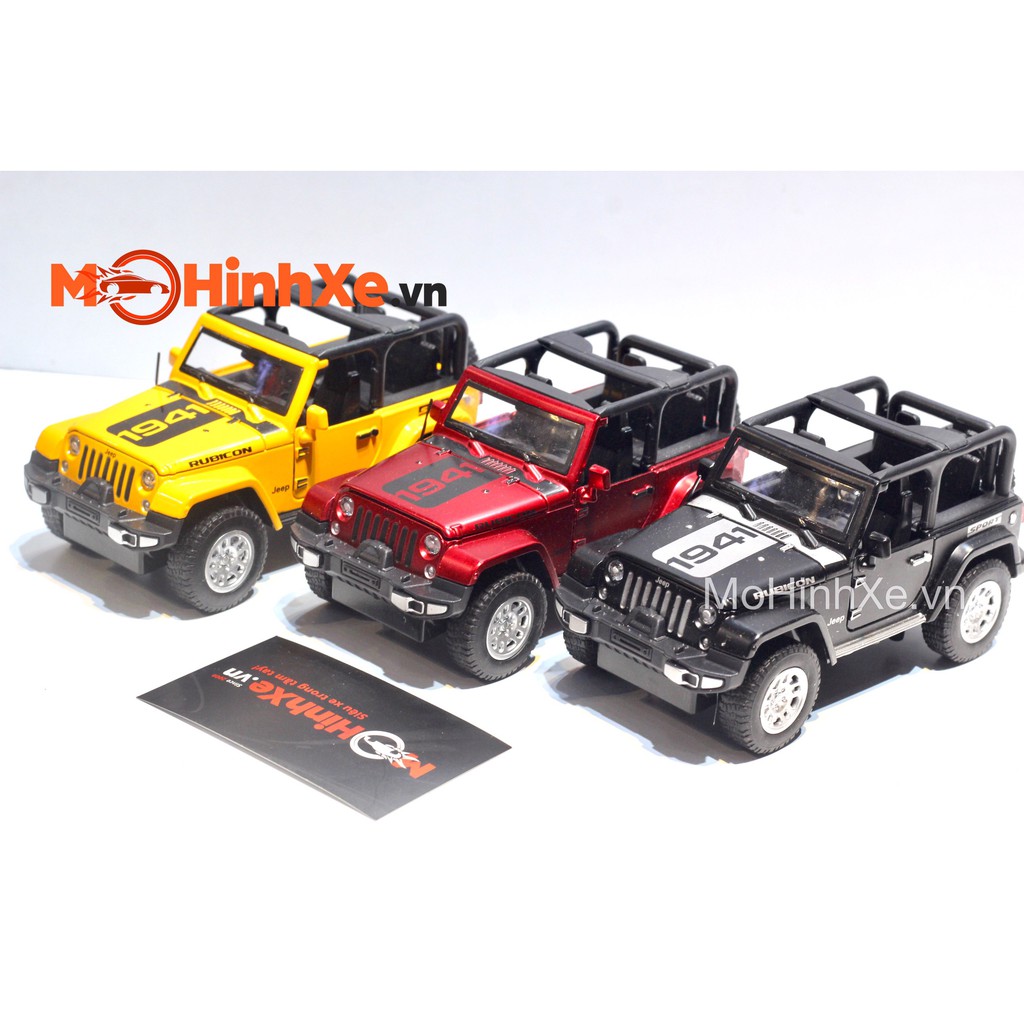 MÔ HÌNH XE JEEP WRANGLER RUBICON 1:32 DOUBLE HORSES