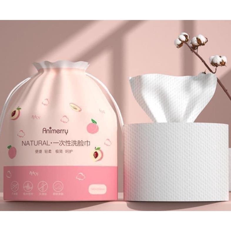 Khăn lau mặt, khăn giấy cotton dùng 1 lần lau khô, lau ướt ( tuyển khách sỉ)