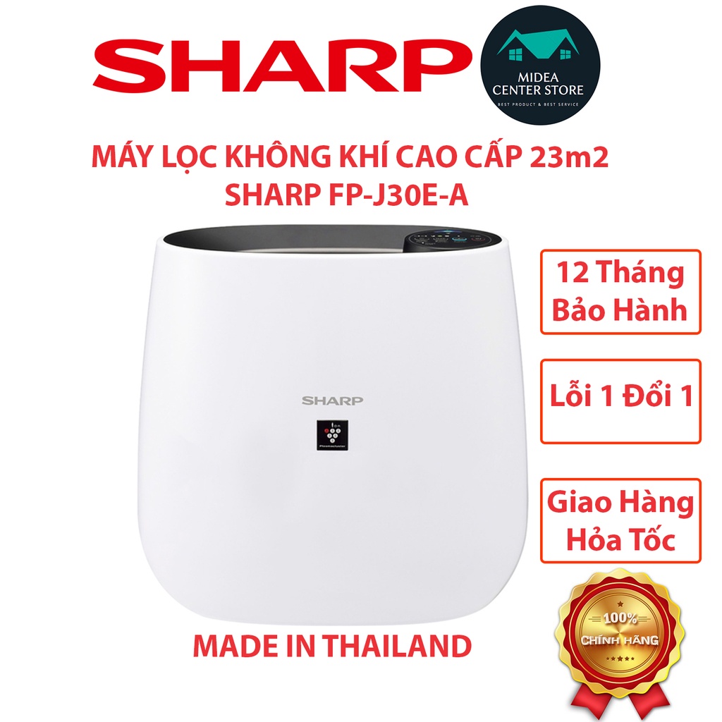 [Chính Hãng] Máy lọc không khí ion Sharp FP-J30E-A, lỗi 1 đổi 1, bảo hành 12 tháng toàn quốc