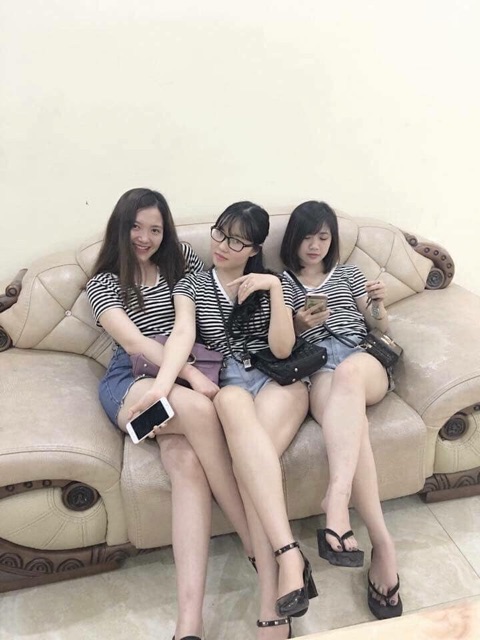 [Xả hàng] áo cổ tim