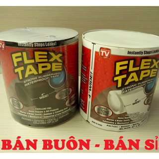 Bán Buôn - Combo 10 cuộn Băng keo Flex Tape - Siêu dính, chống thấm sử dụng trên mọi chất liệu