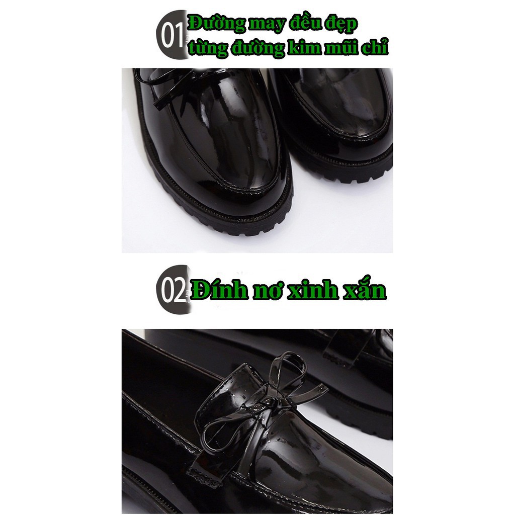 C116 Giày nữ Oxford da bóng đế Dr có video | BigBuy360 - bigbuy360.vn