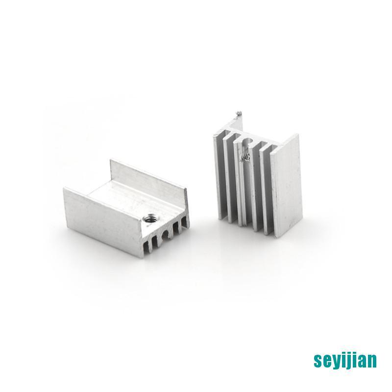 Set 10 Bộ Tản Nhiệt Bằng Nhôm Kích Thước 20x15x10mm Chuyên Dụng Cho TO-220