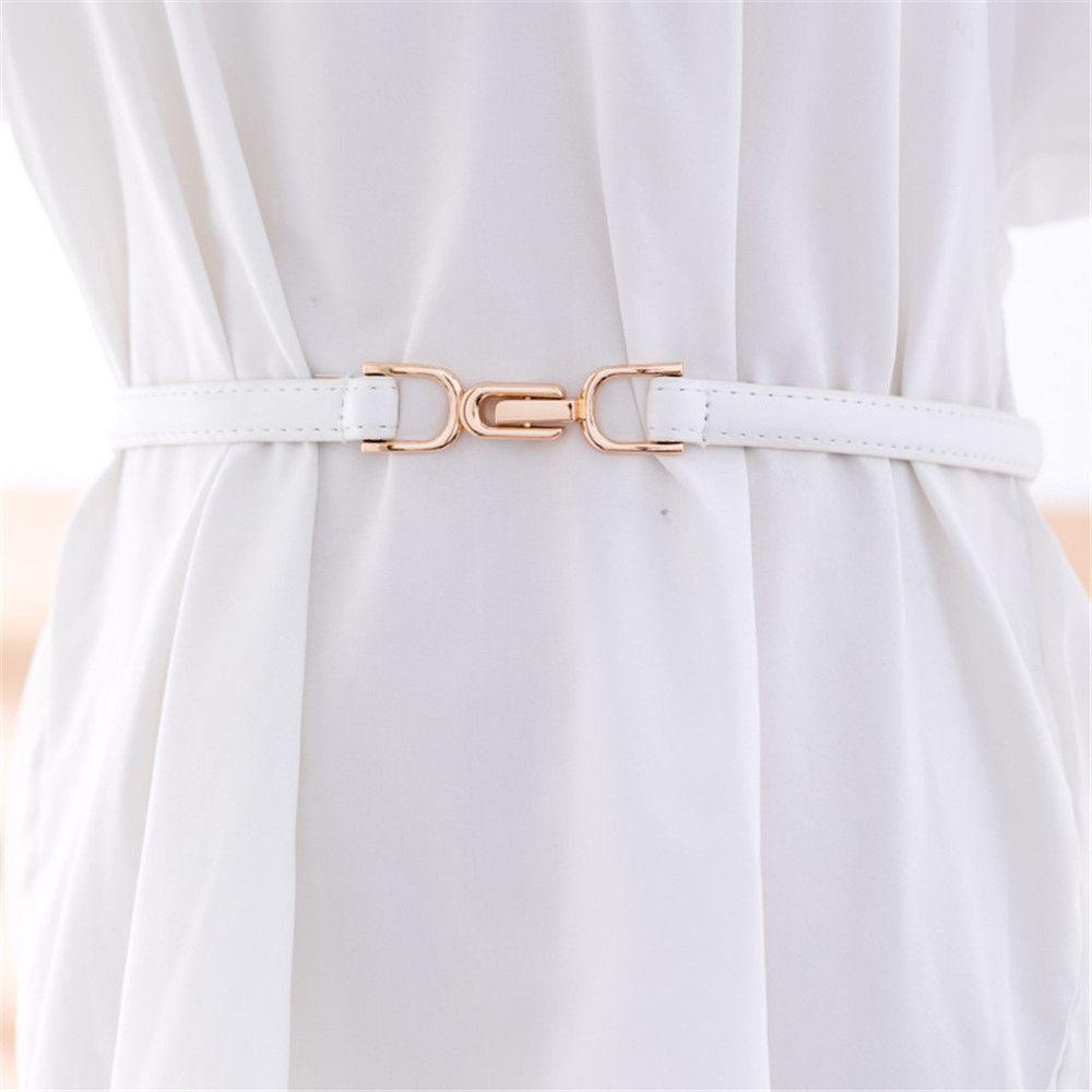 Thắt Lưng Nữ Da PU Bản Mỏng