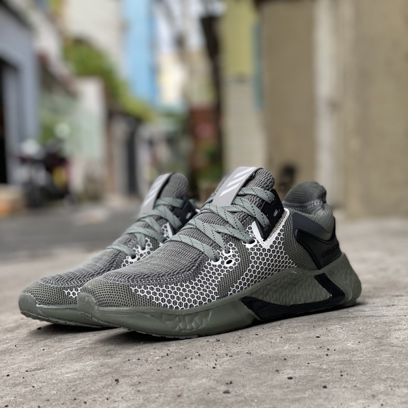 [fullbox, hình thật] Giày alphabounce xanh rêu nam