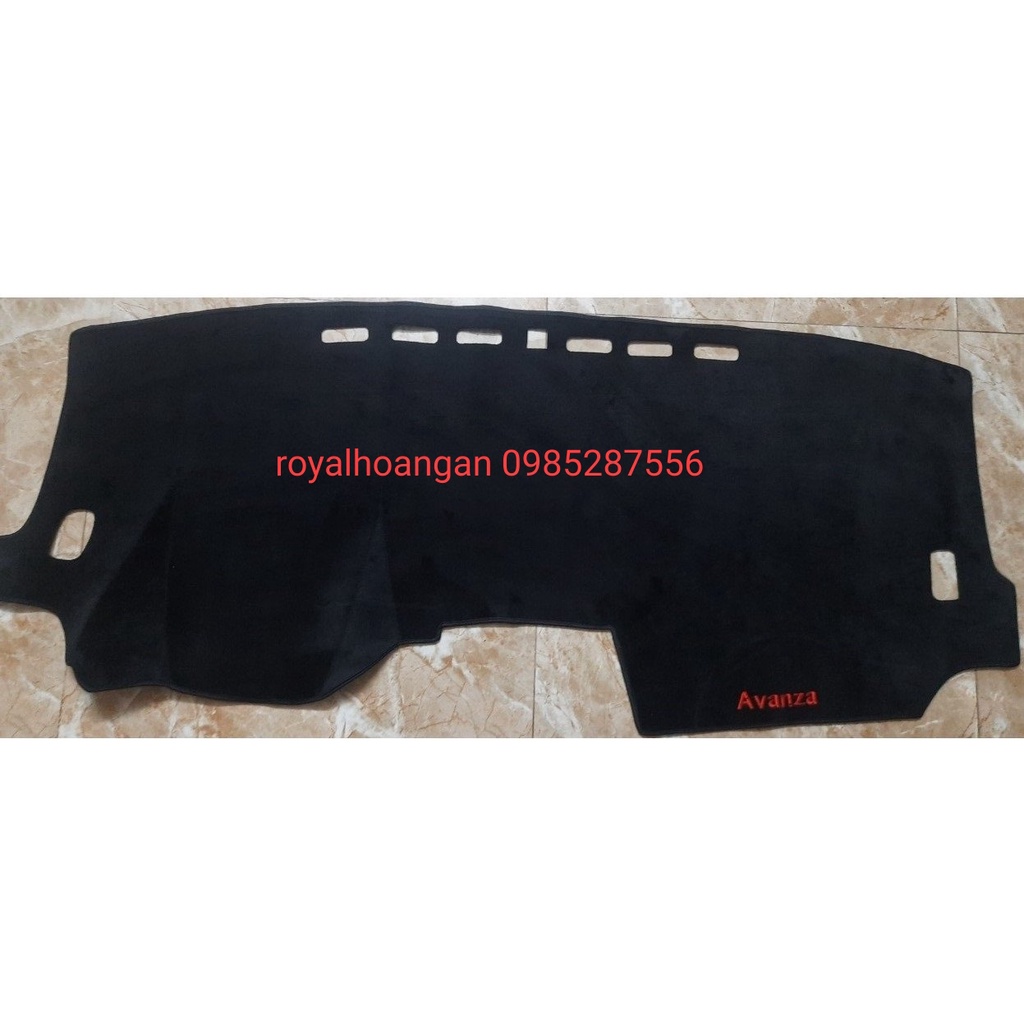 thảm taplo AVANZA 2022,2023 nhung ba lớp hoặc da cacbon