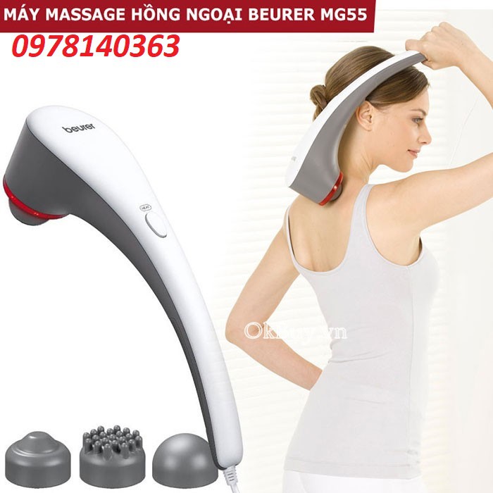 Máy massage cầm tay đèn hồng ngoại Beurer MG55