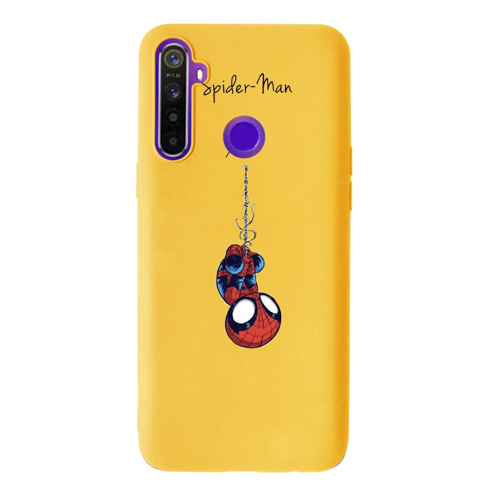 Ốp điện thoại họa tiết Captain America Người Sắt cho OPPO A12 Realme 5 5 Pro C2 A3S A5S A71 F11 A5 A9 2020 F11 Pro