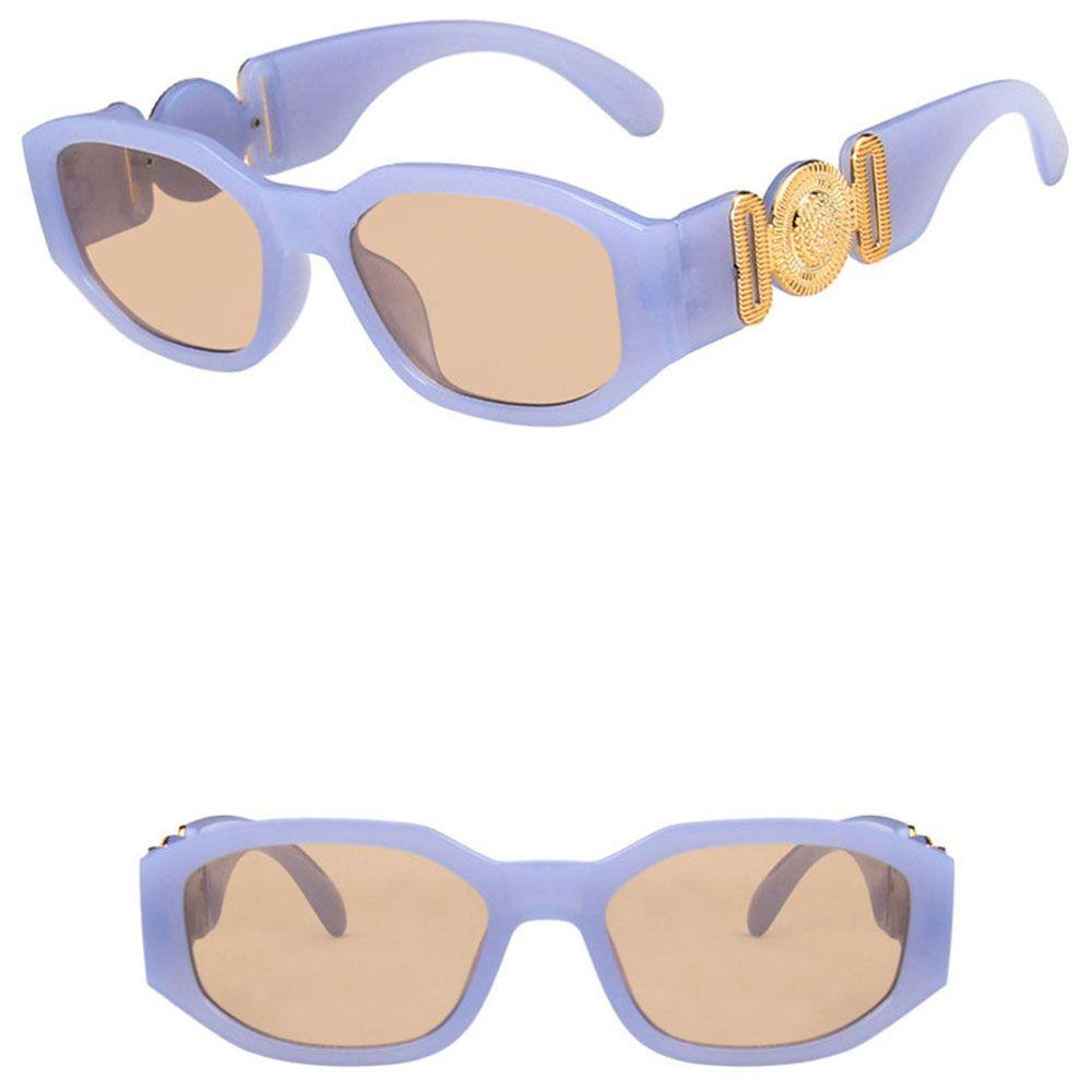 Kính Mát Gọng Vuông Màu Sắc Ngọt Ngào Phong Cách Hàn Quốc Thời Trang Cho Nam Và Nữ