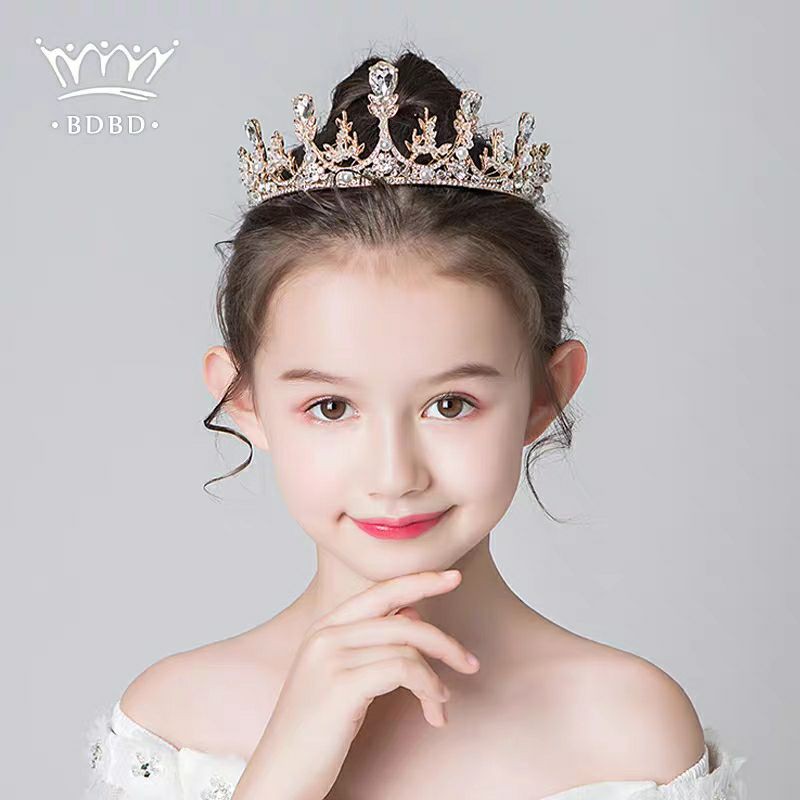 Vương miện đính đá cao cấp, phụ kiện cưới cho cô dâu