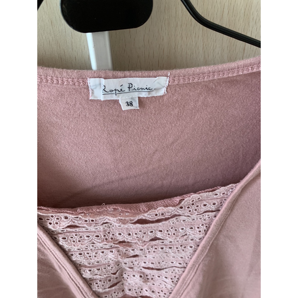 Áo thun hồng đất Rose Picnic