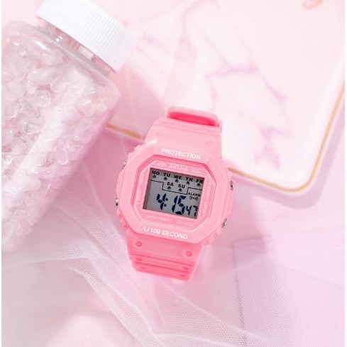 ĐỒNG HỒ THỂ THAO NAM NỮ PROTECTION XINJIA D386 MẶT VUÔNG SIÊU ĐẸP | BigBuy360 - bigbuy360.vn