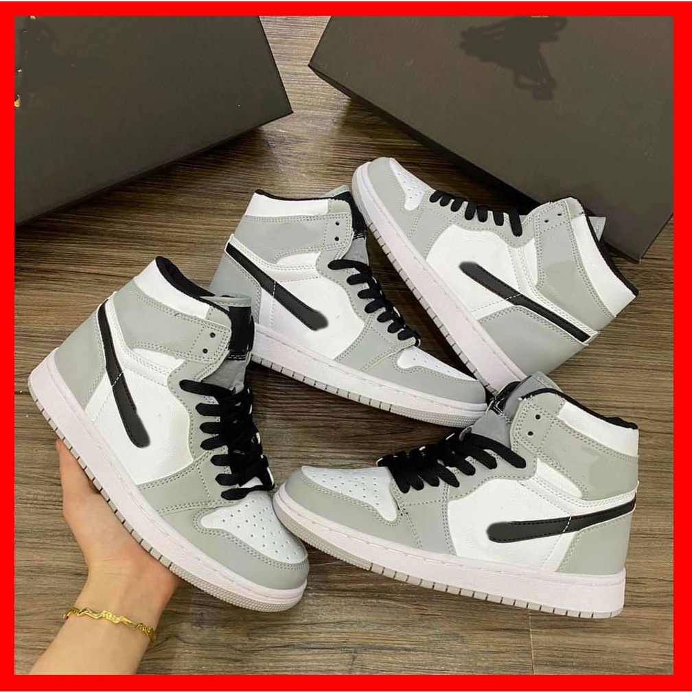 Giày AF1 Thể Thao Nam Nữ Màu Trắng, Giày Sneaker AF1 Độn Đế Cao 3cm Dáng Thể Thao Thời Trang